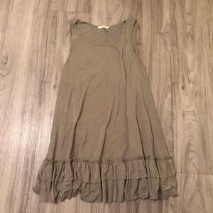 Light Olive Green Summer Dress